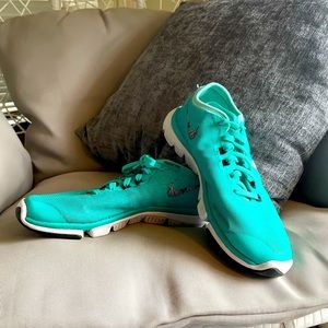 Teal green Nikes!